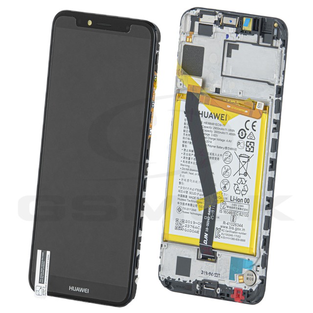 Zdjęcie 2 - WYŚWIETLACZ LCD DO HUAWEI Y6 2018 Z RAMKĄ I BATERIĄ CZARNY 02351WLJ ORYGINAŁ SERVICE PACK Zdjęcie 2 - WYŚWIETLACZ LCD DO HUAWEI Y6 2018 Z RAMKĄ I BATERIĄ CZARNY 02351WLJ ORYGINAŁ SERVICE PACK
