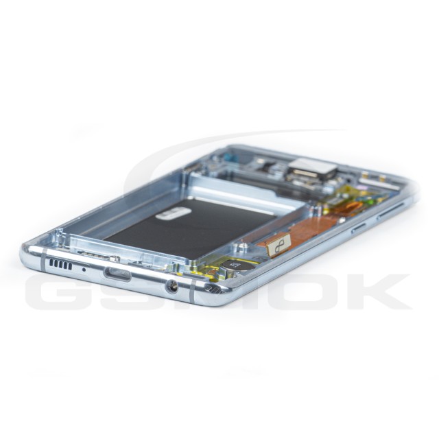 Zdjęcie 5 - WYŚWIETLACZ LCD DO SAMSUNG G973 GALAXY S10 NIEBIESKI Z RAMKĄ GH82-18850C GH82-18835C GH82-18860C ORYGINAŁ SERVICE PACK Zdjęcie 5 - WYŚWIETLACZ LCD DO SAMSUNG G973 GALAXY S10 NIEBIESKI Z RAMKĄ GH82-18850C GH82-18835C GH82-18860C ORYGINAŁ SERVICE PACK