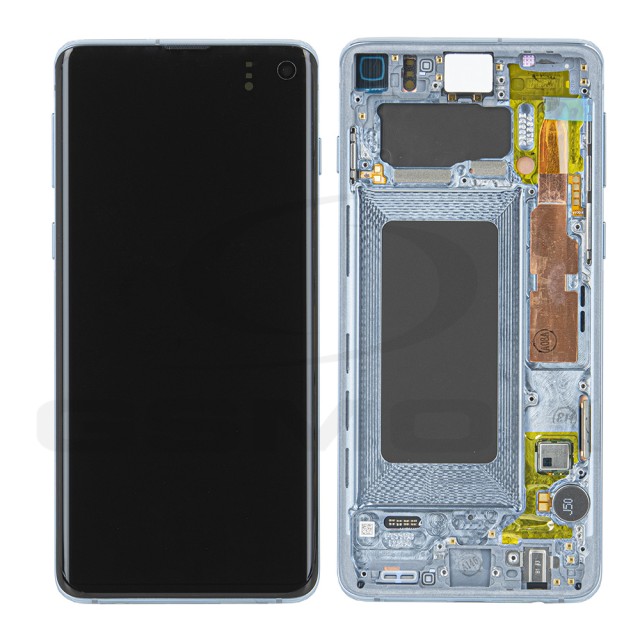 Zdjęcie 1 - WYŚWIETLACZ LCD DO SAMSUNG G973 GALAXY S10 NIEBIESKI Z RAMKĄ GH82-18850C GH82-18835C GH82-18860C ORYGINAŁ SERVICE PACK Zdjęcie 1 - WYŚWIETLACZ LCD DO SAMSUNG G973 GALAXY S10 NIEBIESKI Z RAMKĄ GH82-18850C GH82-18835C GH82-18860C ORYGINAŁ SERVICE PACK