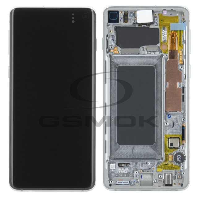 Zdjęcie 1 - WYŚWIETLACZ LCD DO SAMSUNG G973 GALAXY S10 SREBRNY Z RAMKĄ GH82-18850G GH82-18835G GH82-18860G ORYGINAŁ SERVICE PACK Zdjęcie 1 - WYŚWIETLACZ LCD DO SAMSUNG G973 GALAXY S10 SREBRNY Z RAMKĄ GH82-18850G GH82-18835G GH82-18860G ORYGINAŁ SERVICE PACK